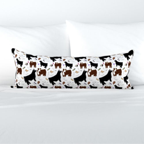 Steer #1 long pillow- Jezebelles exclusive pillow collection