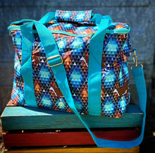 Load image into Gallery viewer, Box Cooler Totes-Hereford Aztec