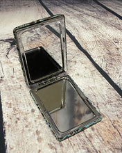 Load image into Gallery viewer, Tooled leather compact Mirror